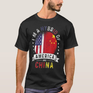 T-shirt Drapeau chinois américain du patriote américain