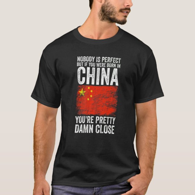 T-shirt Drapeau chinois de Chine (Devant)
