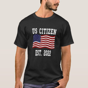 T-shirt Drapeau citoyen américain 2022