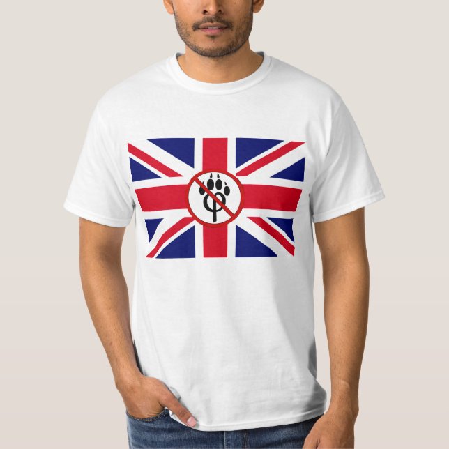 T-shirt drapeau classique anti-furie (Devant)