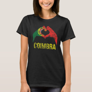 T-shirt Drapeau Coimbra Portugal Vintage