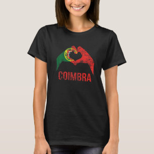 T-shirt Drapeau Coimbra Portugal Vintage