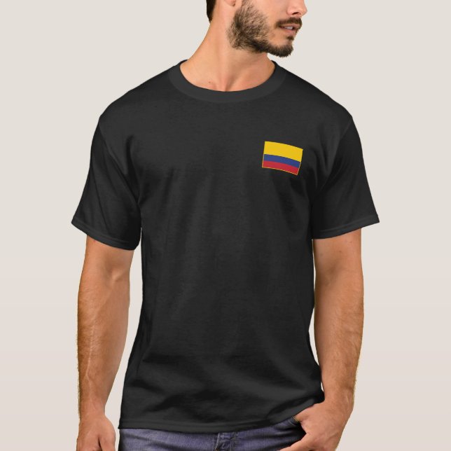 T-Shirt Drapeau Colombie (Devant)
