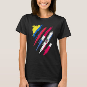 T-shirt Drapeau Colombie Cultivé en République dominicaine