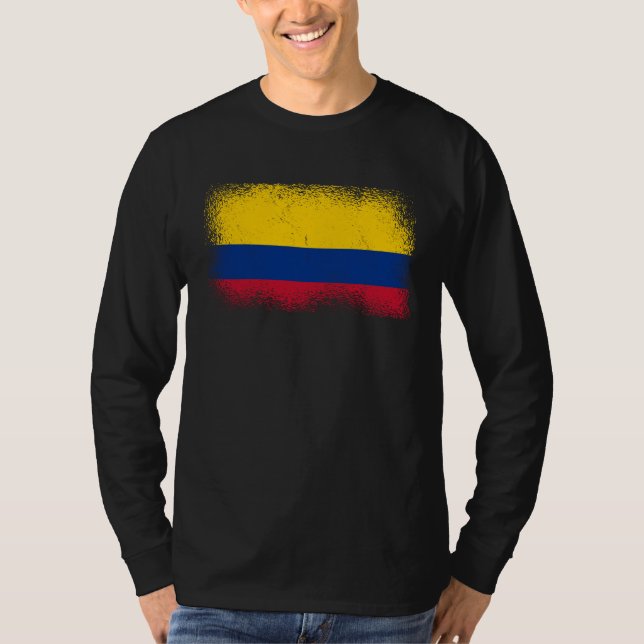 T-shirt Drapeau colombien Colombie (Devant)