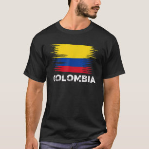 T-shirt Drapeau colombien Sport Football cadeau