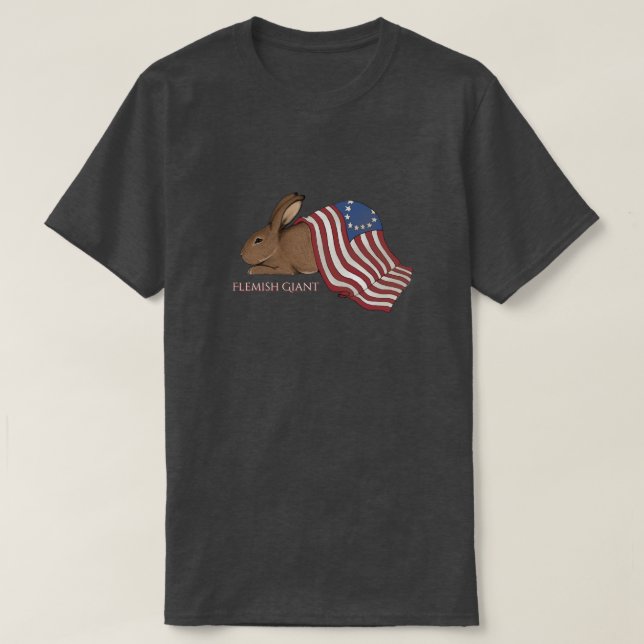 T-shirt Drapeau colonial flamand (Design devant)