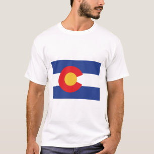 T-SHIRT DRAPEAU COLORADO