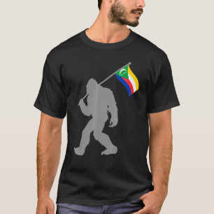 T-shirt Drapeau Comores Ou Comorien Du Drapeau Comores