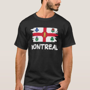 T-shirt Drapeau cool de Montréal