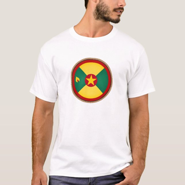 T-shirt Drapeau cool Grenade (Devant)