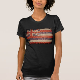T-shirt Drapeau cool Grunge Hawaii