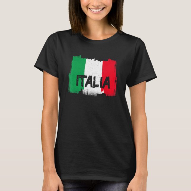 T-shirt Drapeau cool Italia (Devant)