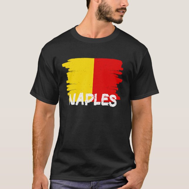 T-shirt Drapeau cool Naples (Devant)