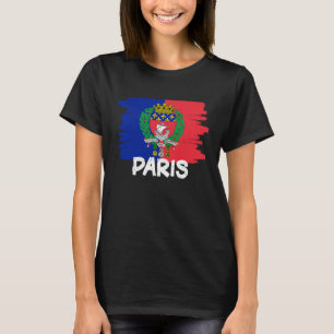 T-shirt Drapeau cool Paris