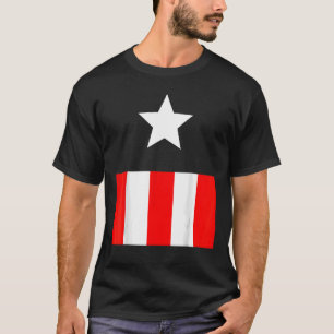 T-shirt Drapeau Cosplay Vintage américaine
