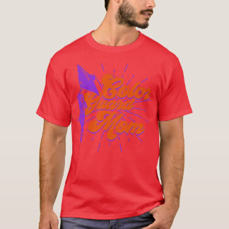 T-shirt Drapeau Couleur de garde maman