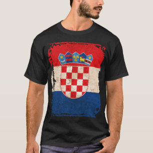 T-shirt Drapeau croate