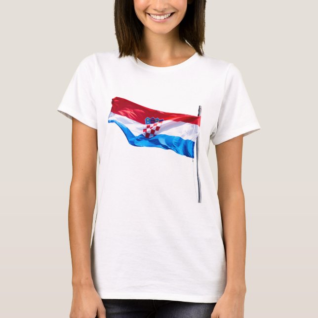 T-shirt Drapeau croate (Devant)