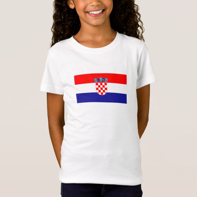 T-Shirt Drapeau croate (Devant)