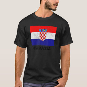 T-shirt Drapeau croate Fierté croate