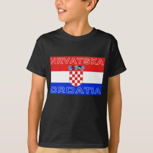 T-shirt Drapeau croate Hrvatska