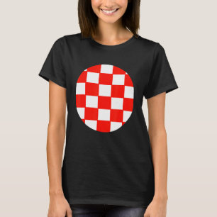 T-shirt Drapeau croate Racines croates Hrvatska Pri croate