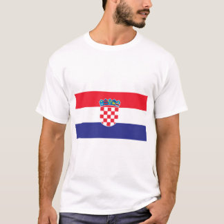 T-shirt Drapeau Croatie