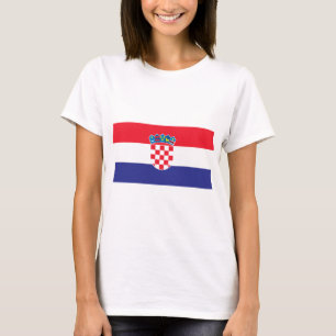 T-shirt Drapeau Croatie
