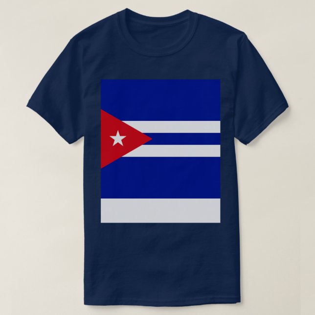 T-shirt Drapeau Cuba (Design devant)
