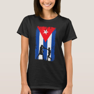 T-shirt Drapeau Cuba Boxe