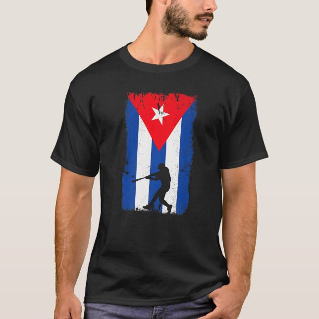 T-shirt Drapeau Cuba Boxe 1 (Devant)