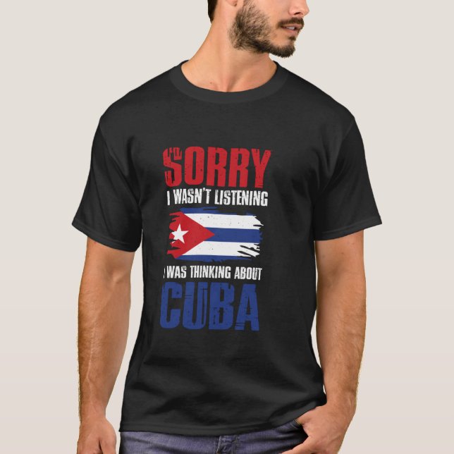 T-shirt Drapeau cubain (Devant)