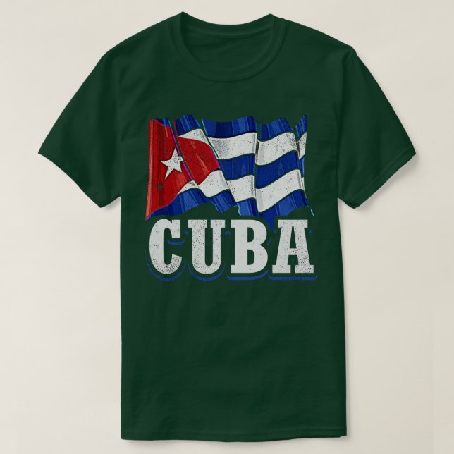 T-shirt Drapeau cubain 1 (Design devant)
