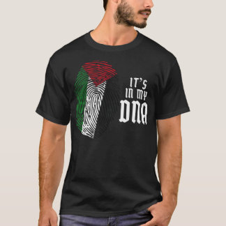 T-shirt Drapeau D'ADN De La Fierté Palestinienne De Palest