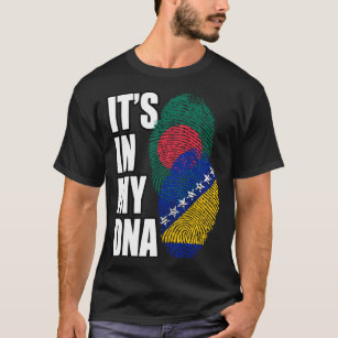 T-shirt Drapeau D'ADN Mélangé De Bosnie Et Du Bangladesh