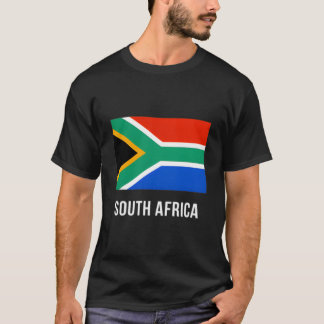 T-shirt Drapeau d'Afrique du Sud Sud-Africain