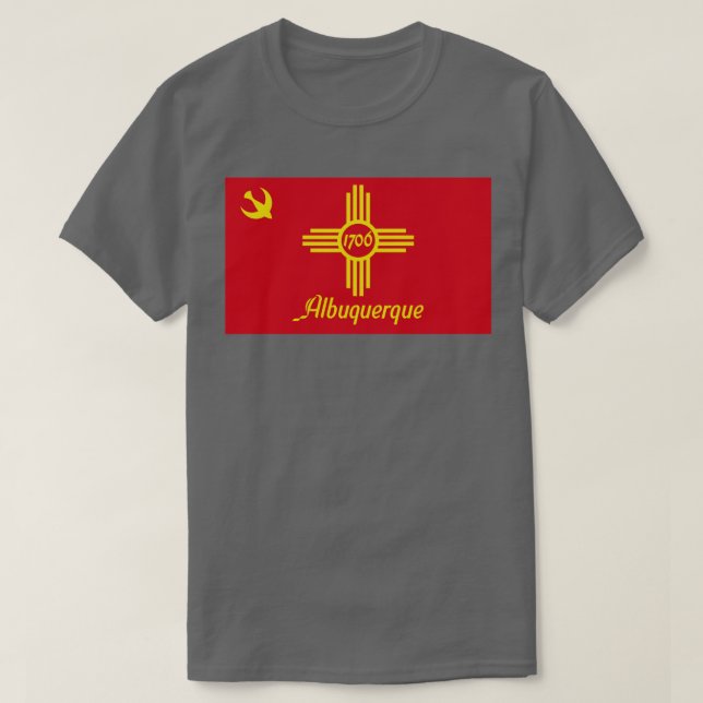T-shirt Drapeau d'Albuquerque (Design devant)