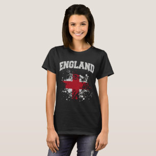 T-shirt Drapeau d'Angleterre éclaboussé