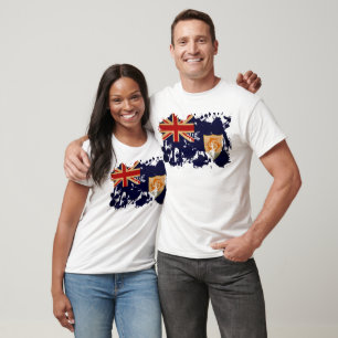 T-shirt Drapeau d'Anguilla