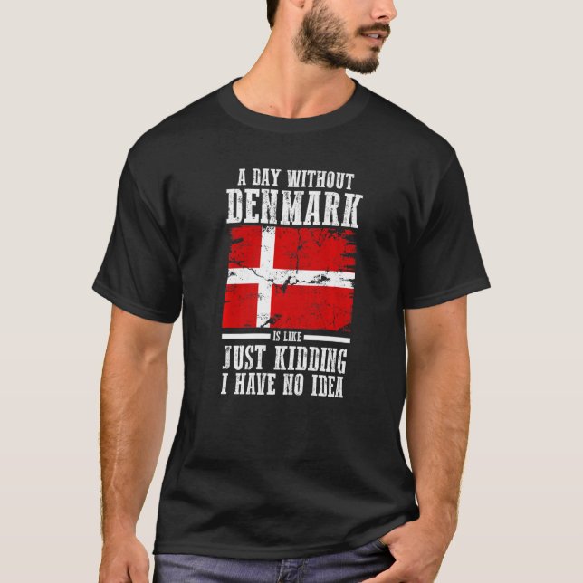 T-shirt Drapeau danois (Devant)