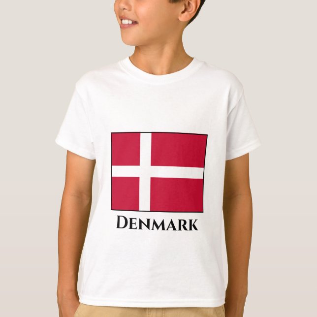 T-shirt Drapeau danois (Devant)