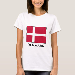 T-shirt Drapeau danois
