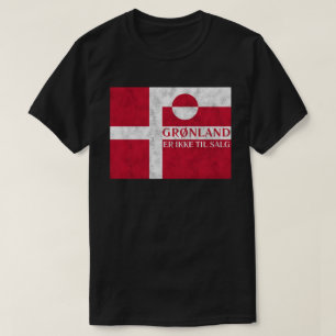 T-shirt Drapeau danois et groenlandais
