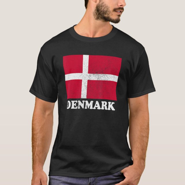 T-shirt Drapeau danois Fierté Drapeau danois (Devant)