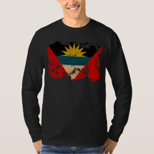 T-shirt Drapeau d'Antigua-et-Barbuda