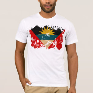 T-shirt Drapeau d'Antigua-et-Barbuda