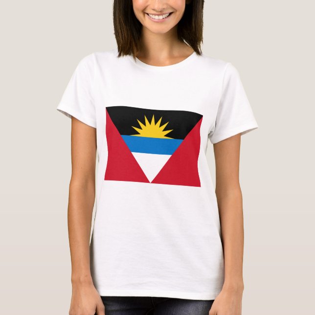 T-shirt Drapeau d'Antigua-et-Barbuda (Devant)