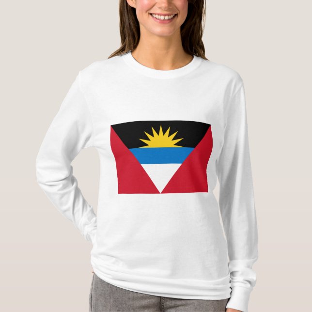 T-shirt Drapeau d'Antigua-et-Barbuda (Devant)
