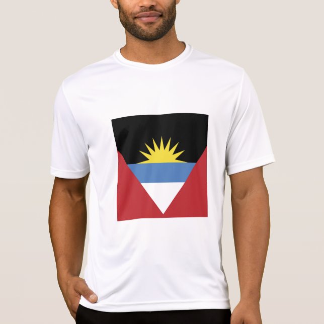 T-shirt Drapeau d'Antigua-et-Barbuda (Devant)